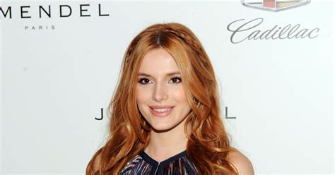 Bella Thorne Wears Sheer Lace Bodysuit Thats All Kinds Of Edgy To Macys Nyfw Show — Photo