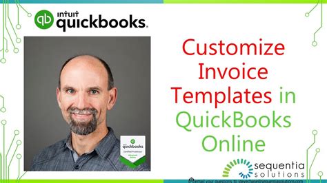 Customize Invoice Templates In Quickbooks Online Youtube
