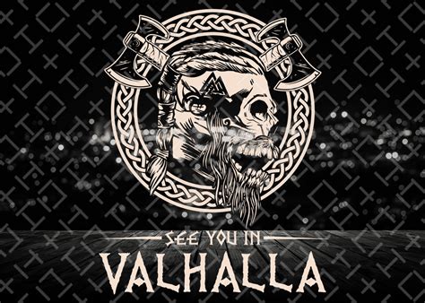 See You In Valhalla Viking T Shirt Svg File Instant Etsy