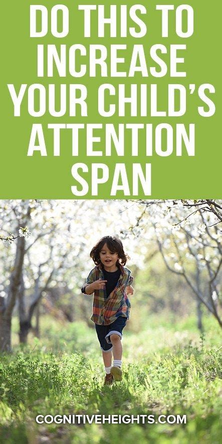 Child Attention Span Chart