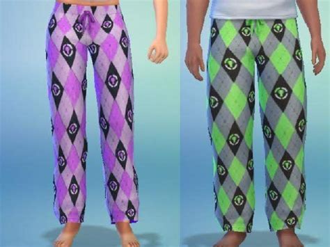 The Sims Resource Game Theory Pajama Pants Recolor