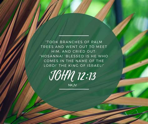 Palm Sunday Quotes From The Bible Palm Sunday Blessings Quote