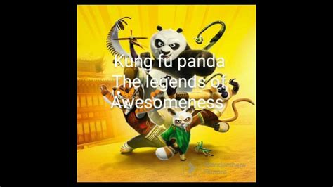 Nickelodian Kung Fu Panda Song Youtube