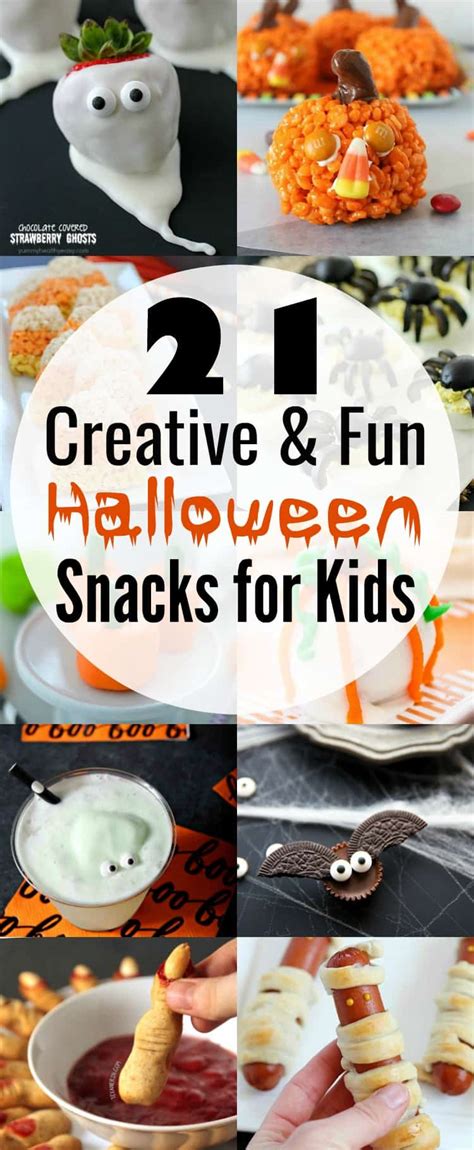 21 Fun Halloween Snacks For Kids Yummy Healthy Easy