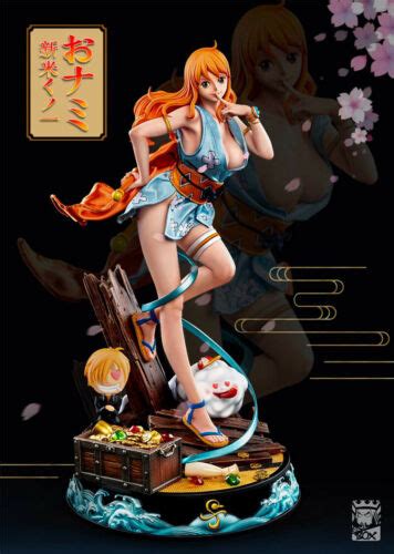 Nami Statue Resin BOX Studio One Piece Figurine GK 1 4 45cm EX Version