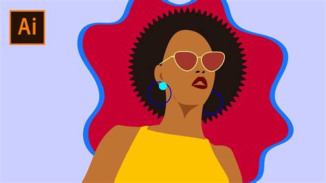 Illustrator Cc How To Make A Minimal Vector Portrait With Adobe