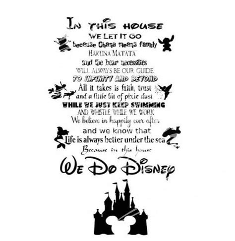 In This House We Do Disney Svg Vector By