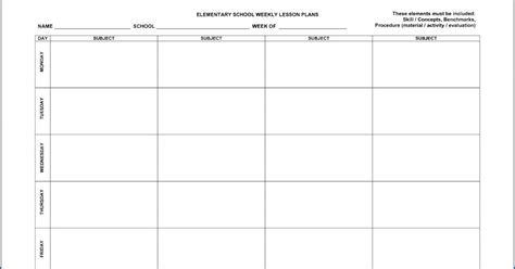 9 Blank Toddler Lesson Plan Template Perfect Template Ideas
