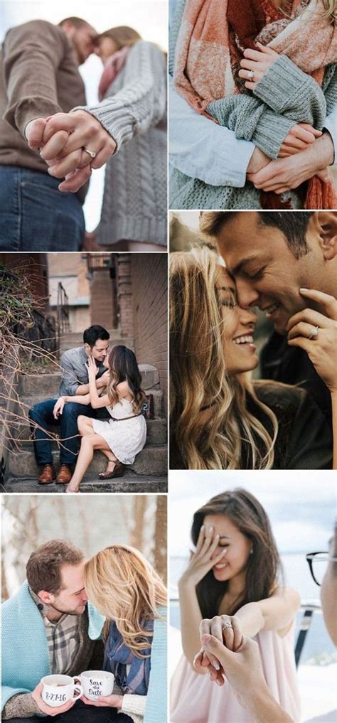 Sweet Engagement Photo Ideas With Ring Shoots Howtogethimtopropose