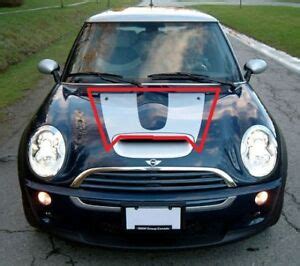How to open bonnet of a mini cooper. NEW GENUINE MINI COOPER R53 S CHECKMATE HOOD BONNET DECAL SILVER 7168894 | eBay