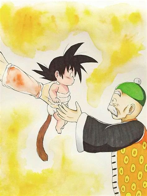 Goku And Grandpa Gohan Anime Dragon Ball Dragon Ball Z Dragon Ball Goku