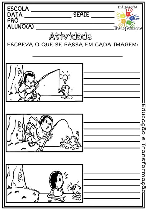 Sequencia De Imagens Para Produção Textual
