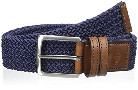 Dockers 1 38 In Stretch Fabric Braided Belt In Navy Blue For Men Lyst
