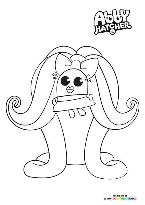 Harriet From Abby Hatcher Coloring Pages For Kids
