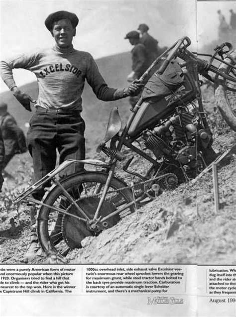 Vintage Motorcycle Hill Climbing Hill Climb Vintage Motorcycle