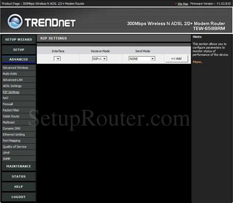 Trendnet Tew 658brm Screenshot Rip Settings