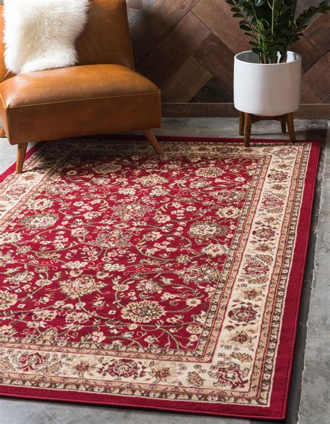 burgundy 8 x 10 kashan design rug rugs ca