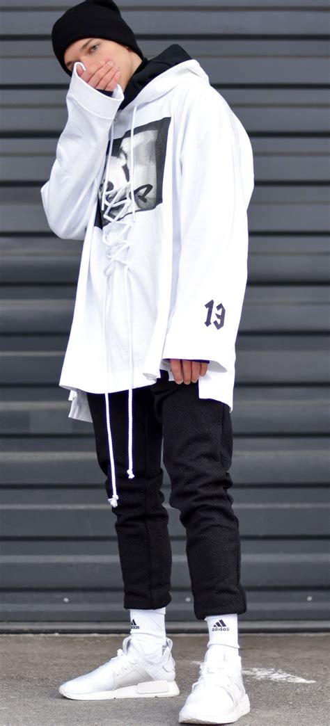 Puma X Fenty Oversized Hoodie On Men Mens Joggers Outfit Hoodie