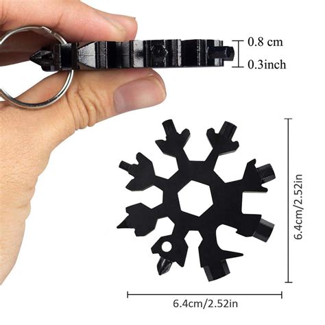 18 In 1 Stainless Steel Snowflakes Multi Tool Prootools