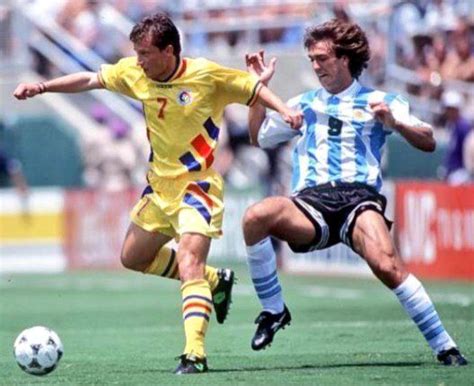 Argentina or romania vs ecuador or argentina Romania 3 Argentina 2 in 1994 in Pasadena. Dorinel ...