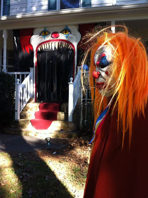 evil clown circus halloween yard halloween clown halloween circus scary carnival