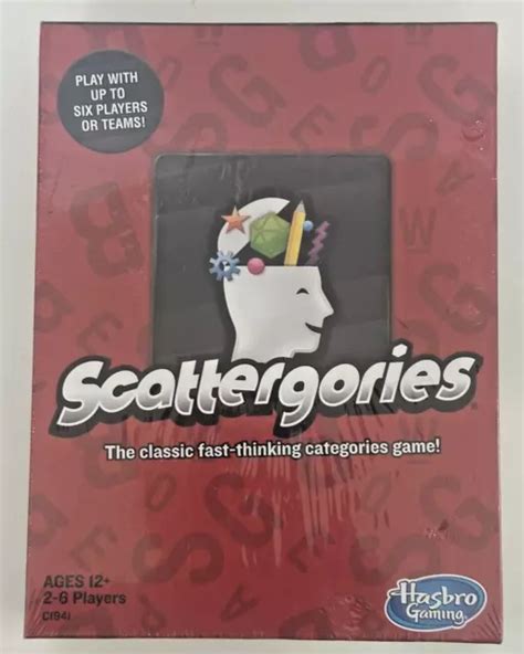 Hasbro Gaming Scattergories Board Game For Sale Picclick