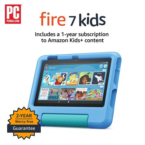 Buy Amazon Fire 7 Kids Tablet 7 Display Ages 3 7 With Ad Free