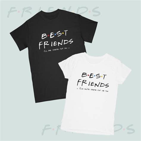 Best Friends Shirts Price For 1 Tshirt Friends Matching Etsy Bff