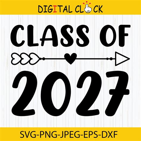 Class Of 2027 Svg Back To School Svg Preschool 1st Day Of Etsy