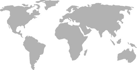 World Map Grey Style Worldflag Canvas