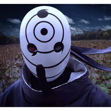 Anime Naruto Mask Uchiha Madara White Mask Resin Halloween