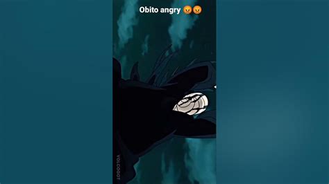 Obito Angry Animeedit Shorts Angry Youtube