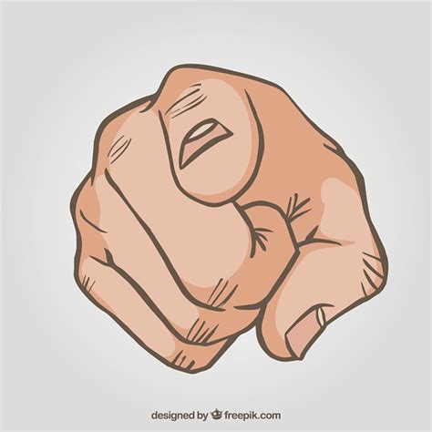 Pointing Finger Drawing At Getdrawings Free Download