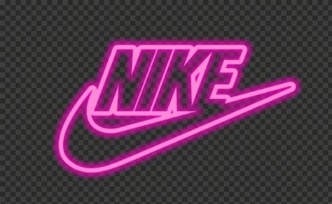 Hd Nike Neon Pink Text Tick Logo Png Citypng Nike Neon Neon Neon Pink