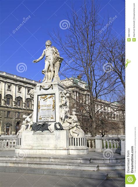 Statue Of Wolfgang Amadeus Mozart Stock Image Image Of