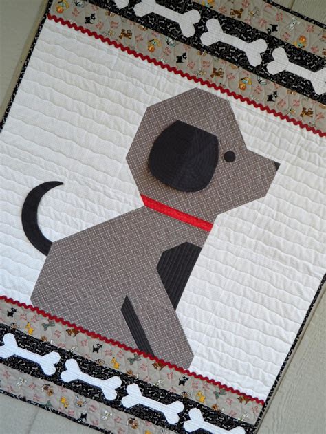 Give A Dog A Bone Puppy Baby Quilt Pattern Etsy In 2020 Animal Baby