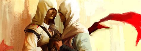 Ezio And Altair Ezio And Altaïr Fan Art 19143082 Fanpop