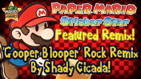 Smc Featured Remix Gooper Blooper Rock Remix Paper Mario Sticker