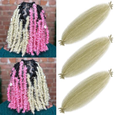 Comprar Marley Twist Braiding Hair 16 Inch Springy Afro 3 Packs Kinky