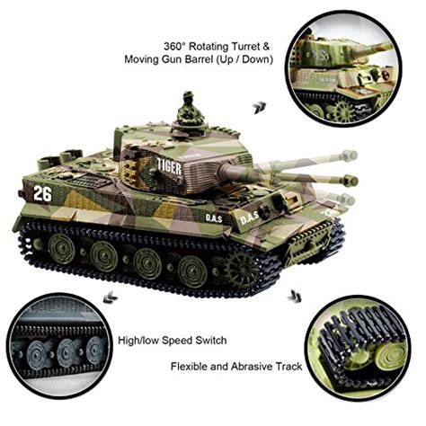 Cheerwing 172 German Tiger I Panzer Tank Remote Control Mini Rc Tank