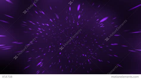 Loopable Space Travel With Purple Colour Animation Stock