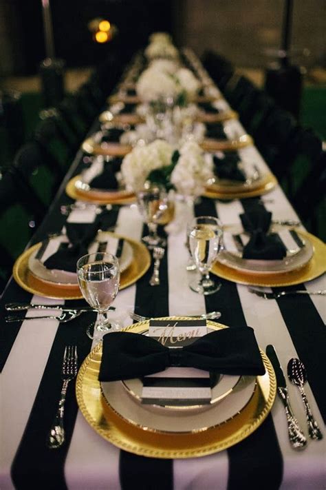 Picture Of Elegant Black And Gold Wedding Ideas 7
