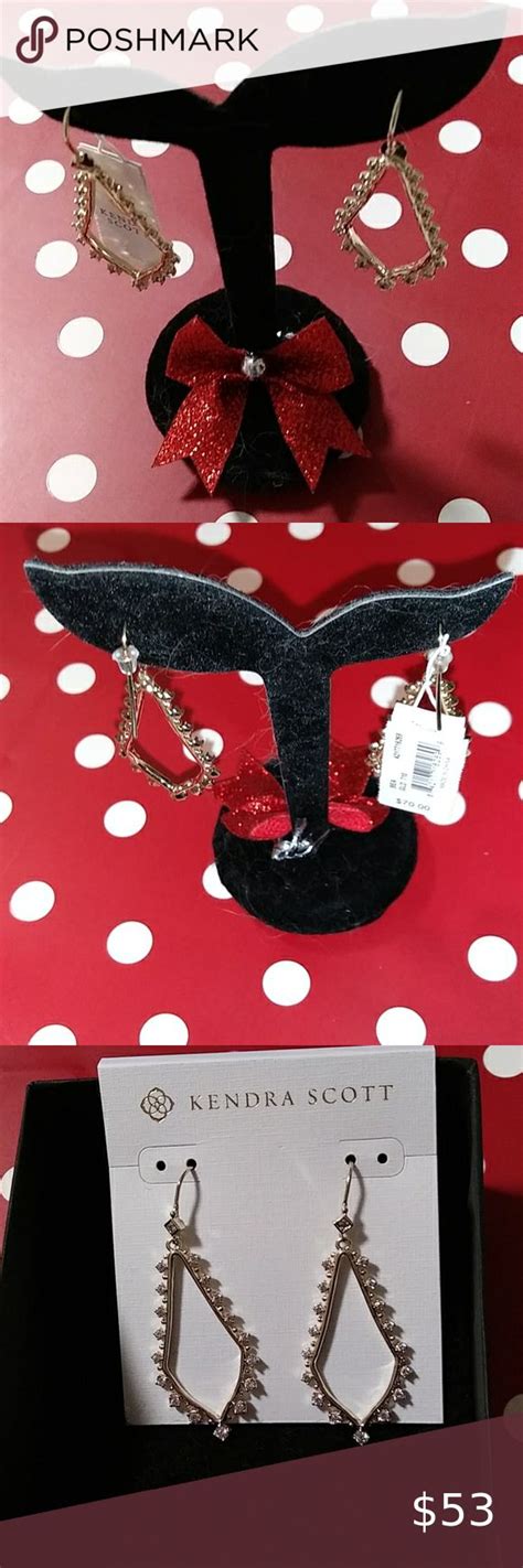 Nwt Kendra Scott Chandelier Cz Earring Cz Earrings Beautiful Gift