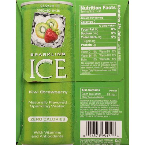 Sparkling Ice Water Nutrition Label Juleteagyd