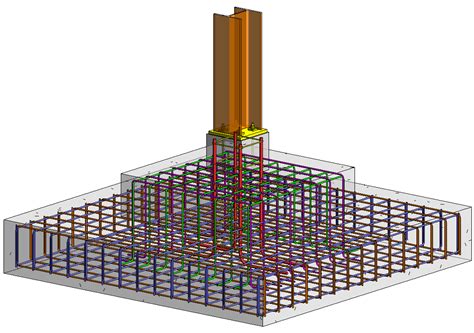 Stepped Reinforced Concrete Foundations In Revit