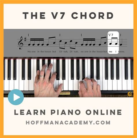 How To Play The V7 Chord Using Right Hand Or Left Hand Plus Practice