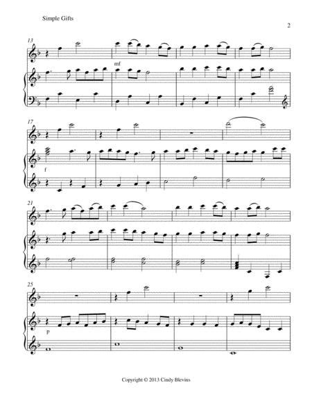 Simple Ts Arranged For Harp And Flute Sheet Music Pdf