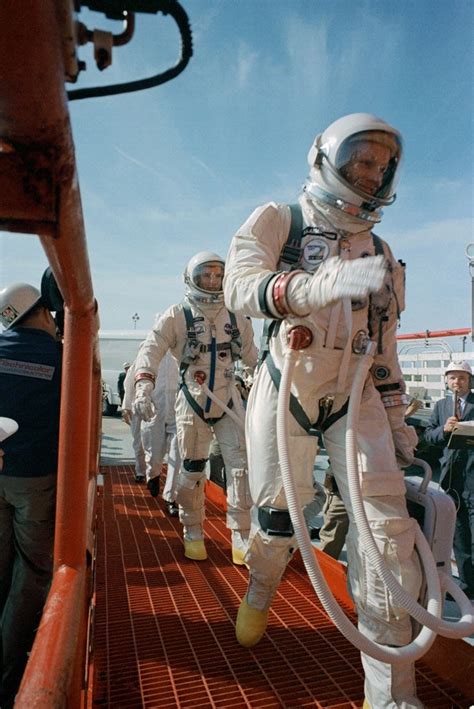 Neil Armstrong And David Scott Board Gemini Viii National Air And