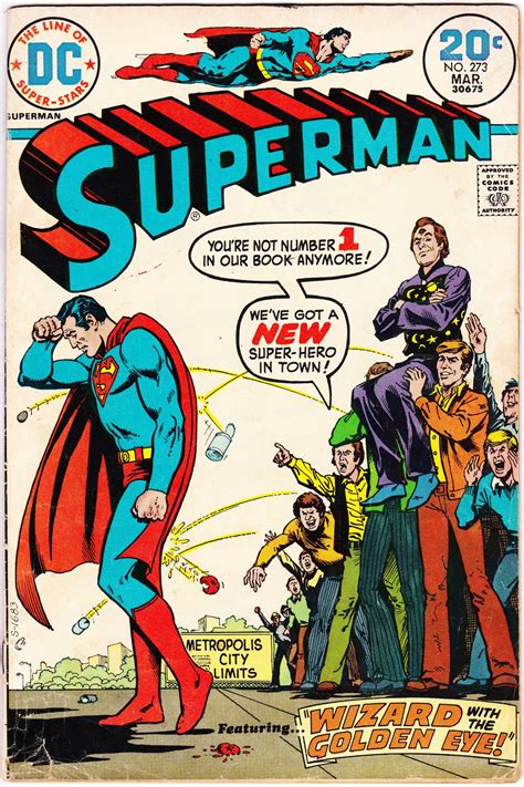 Superman 273 1939 1st Series March 1974 Dc Comics Vgf Etsy In 2020