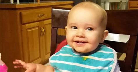 Babys Evil Laugh Goes Viral Videos Cbs News